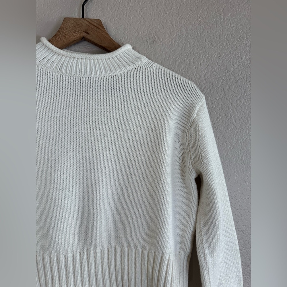 J. Crew 2024 Rollneck Knit Sweater Ivory size XXS $98 - Picture 2 of 2